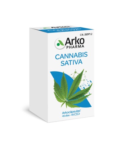 Arkocapsulas Cannabis Sativa 45 Capsulas