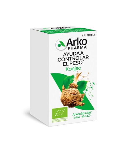 ARKOCAPSULAS GLUCOMANANO BIO 80 CAPSULAS