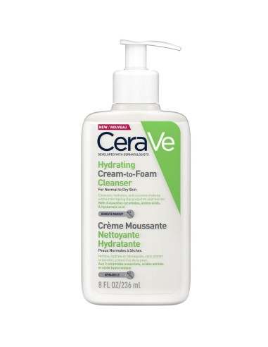 GEL LIMPIADOR CREAM TO FOAM CERAVE 1... GEL LIMPIADOR CREAM TO FOAM CERAVE 1...