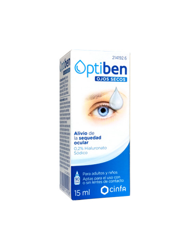 OPTIBEN OJOS SECOS GOTAS 1 FRASCO 15 ML OPTIBEN OJOS SECOS GOTAS 1 FRASCO 15 ML