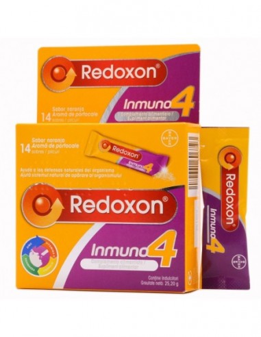 REDOXON INMUNO 4 14 SOBRES 1,7 G SABOR NARANJA