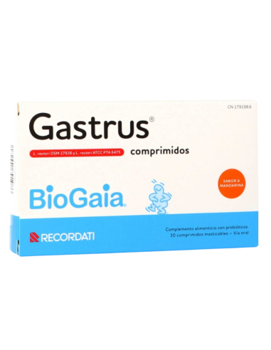 GASTRUS 30 COMPRIMIDOS MASTICABLES...