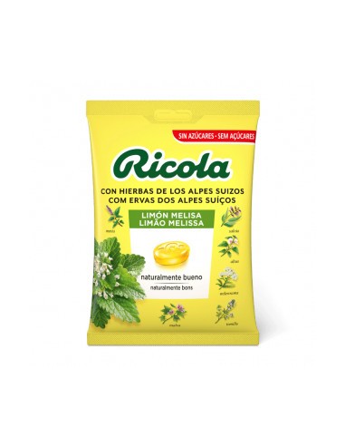 RICOLA CARAMELOS SIN AZUCAR 1 BOLSA 70 G SABOR LIMON