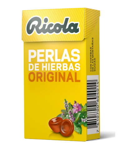 RICOLA PERLAS SIN AZUCAR HIERBAS 1...