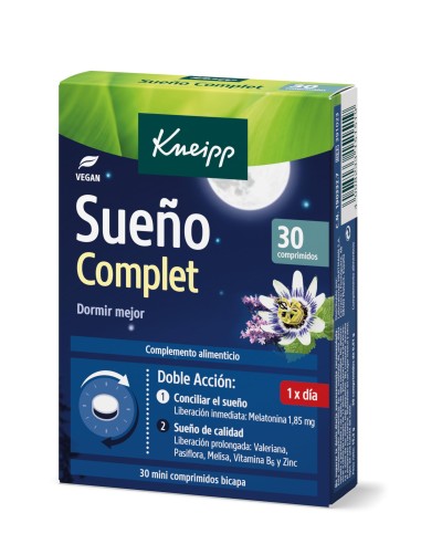 KNEIPP SUEÑO COMPLET 30 COMPRIMIDOS KNEIPP SUEÑO COMPLET 30 COMPRIMIDOS