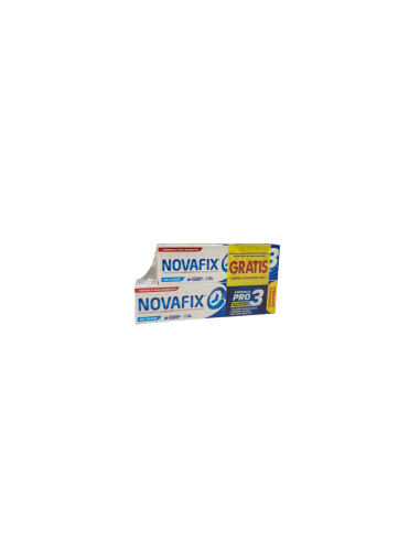 NOVAFIX FORMULA PRO 3 1 TUBO SIN SABOR 70 G + 1 TUBO 50 G PACK AHORRO
