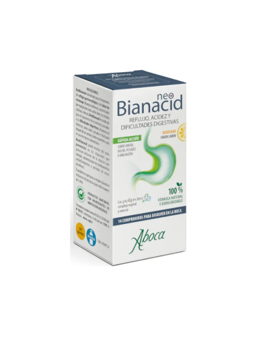 NEOBIANACID 14 COMPRIMIDOS SABOR LIMON