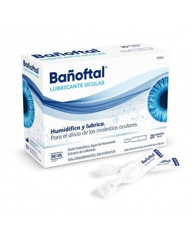 BAÑOFTAL LUBRICANTE 20 MONODOSIS 0,4 ML BAÑOFTAL LUBRICANTE 20 MONODOSIS 0,4 ML