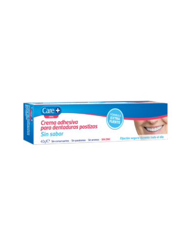 CARE+ CREMA ADHESIVA PARA DENTADURAS POSTIZAS 1 ENVASE 40 G