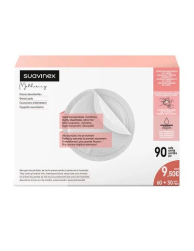 SUAVINEX DISCOS ABSORBENTES 60+30 REGALO