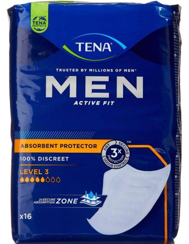 ABSORB INC ORINA LIGERA TENA MEN LEVEL-3 16 U