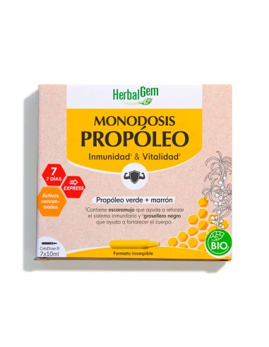 PROPOLEO MONODOSIS 7 AMPOLLAS 10 ML