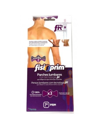 FISIOPRIM PARCHES LUMBARES 3 PARCHES