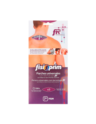 FISIOPRIM PARCHES UNIVERSALES 3 PARCHES