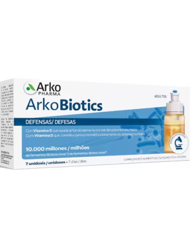 ARKOBIOTICS VITAMINAS Y DEFENSAS ADULTOS 7 UNIDOSIS