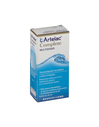 ARTELAC COMPLETE ESTERIL GOTAS OCULARES 1 ENVASE MULTIDOSIS 10 ML