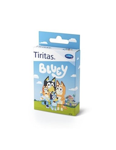 TIRITAS BLUEY APOSITO ADHESIVO 12 UNIDADES 3 TAMAÑOS