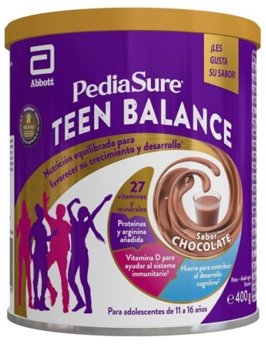 PEDIASURE TEEN BALANCE 1 LATA 400 G... PEDIASURE TEEN BALANCE 1 LATA 400 G...