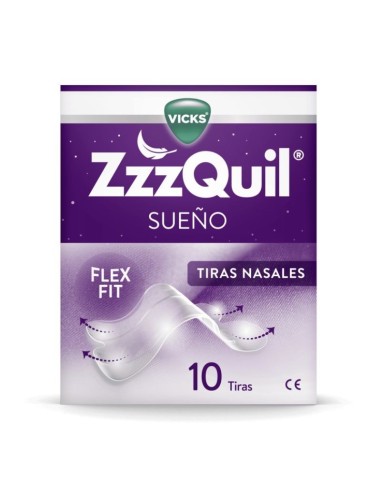 ZZZQUIL SUEÑO 10 TIRAS NASALES