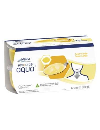 RESOURCE AQUA+ 4 TARRINAS 125 G SABOR... RESOURCE AQUA+ 4 TARRINAS 125 G SABOR...