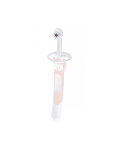 CEPILLO DENTAL INFANTIL APRENDIZAJE TRAINING BRUSH + 5 MESES 1 UNIDAD COLOR ROSA