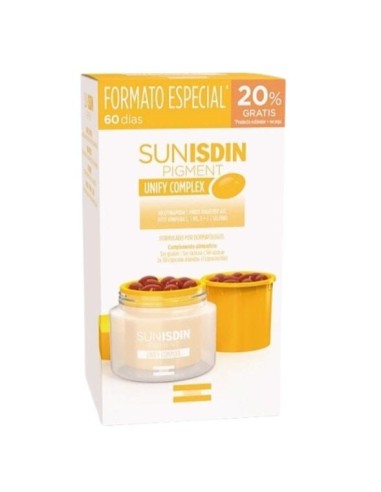 SUNISDIN PIGMENT 60 CAPSULAS BLANDAS