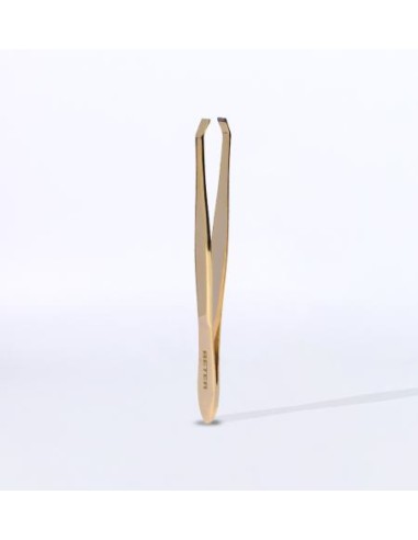 PINZAS DEPILAR BETER P CANGREJO DORADA 9.3 CM