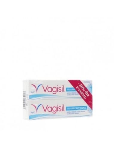 VAGISIL GEL LUBRICANTE VAGINAL 2 TUBOS 30 G PACK