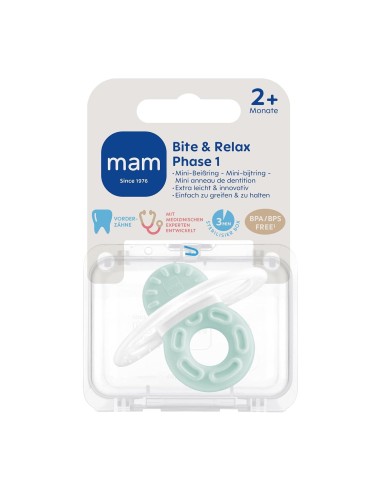 MORDEDOR MINI BITE & RELAX PHASE 1 MAM N CON CAJA ESTERILIZADORA