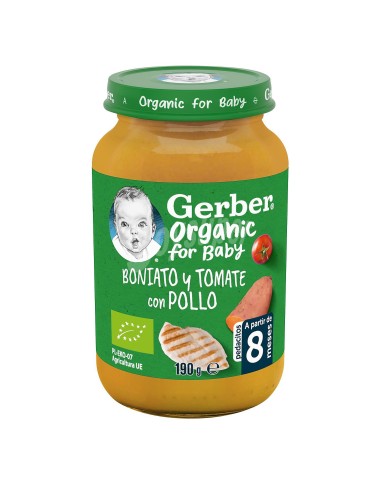 GERBER ORGANIC BONIATO Y TOMATE CON... GERBER ORGANIC BONIATO Y TOMATE CON...