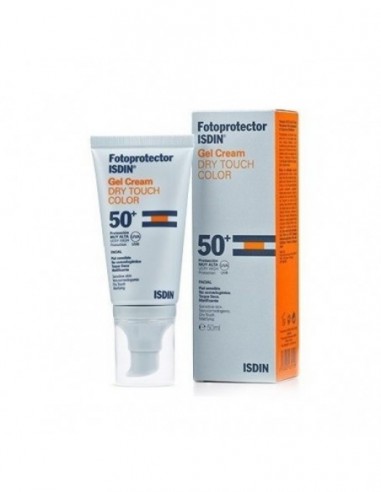 Fotoprotector Isdin Spf 50+ Dry Touch Bb Cream Gel Crema 1 Envase 50 Ml Color