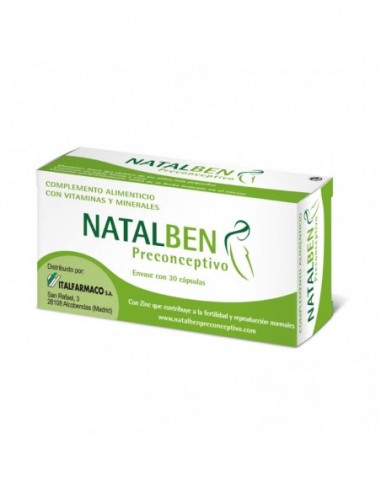 Natalben Preconceptivo 30 Capsulas