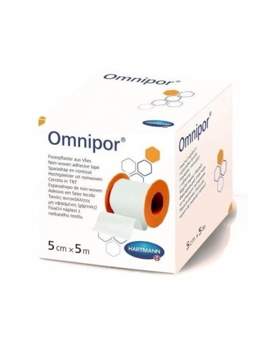 Esparadrapo Hipoalergico Omnipor Papel 1 Unidad 5 M X 5 Cm