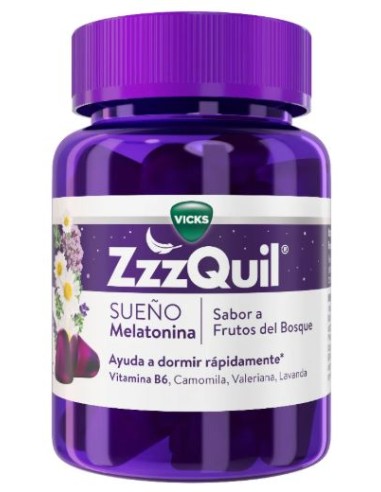 ZZZQUIL SUEÑO 60 GUMMIES SABOR FRUTOS...