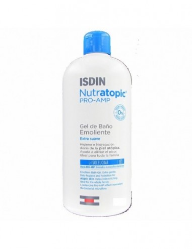 Isdin Nutratopic Pro-Amp Gel De Baño Emoliente 1 Frasco 400 Ml