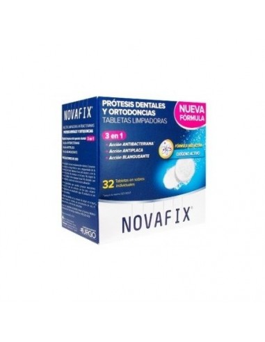 Novafix Tabletas Antibacterianas 3 En 1 Limpieza Protesis Dental 108 Tabletas