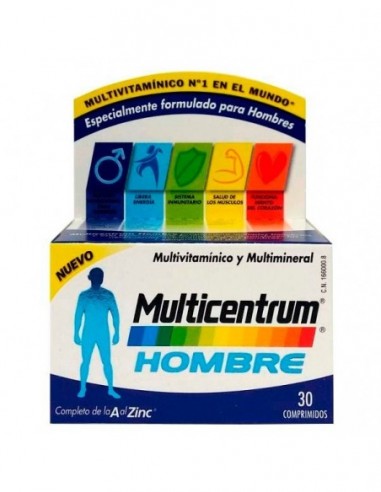 Multicentrum Hombre 30 Comprimidos