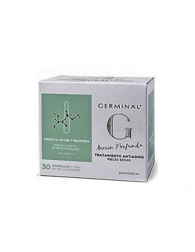 Germinal Accion Profunda Tratamiento Antiaging Pieles Secas 30 Ampollas 1,5 Ml